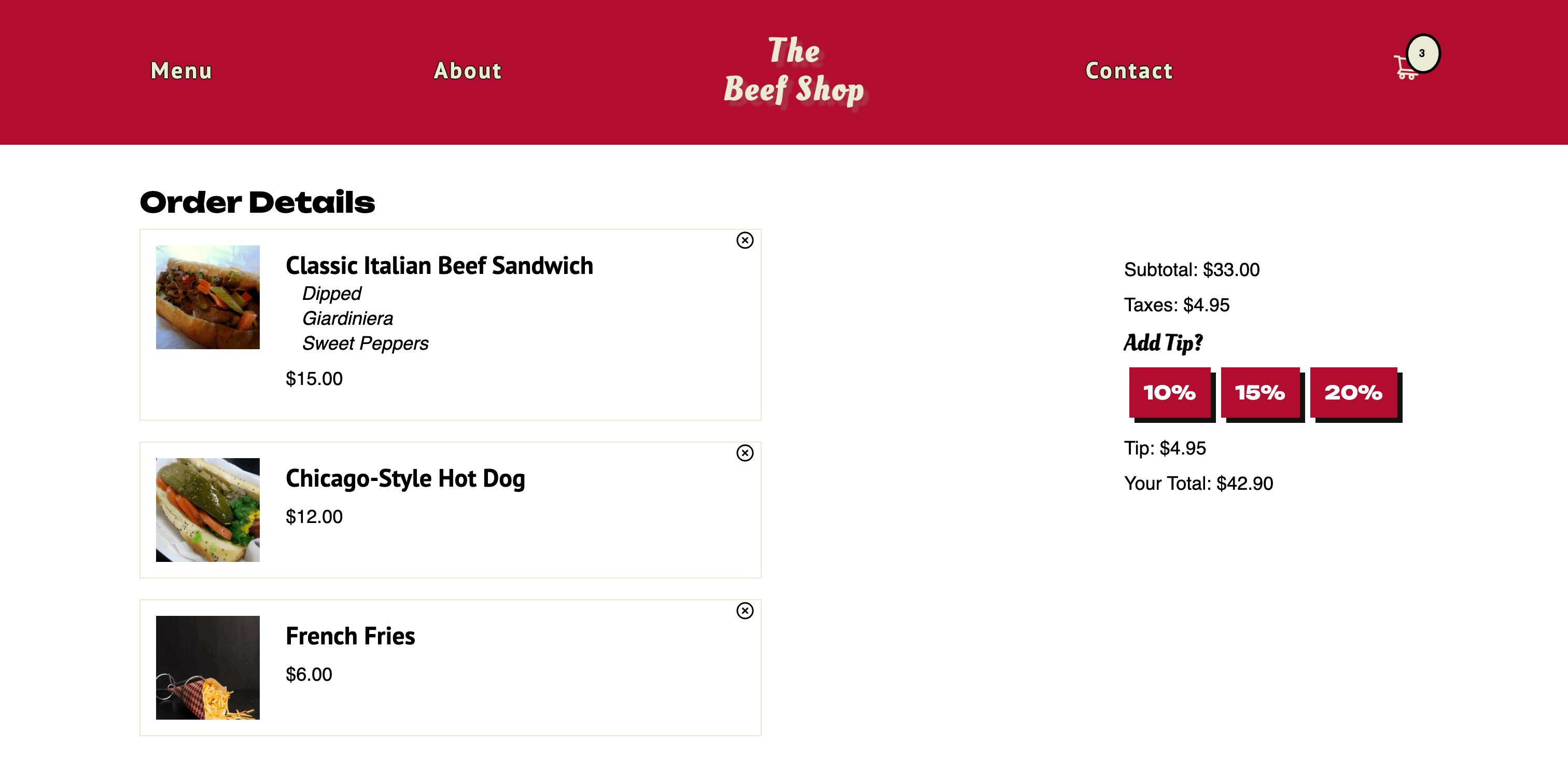 The Beef Shop screenshot